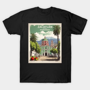 Zacatlan de las Manzanas Puebla Mexico Vintage Tourism Travel T-Shirt